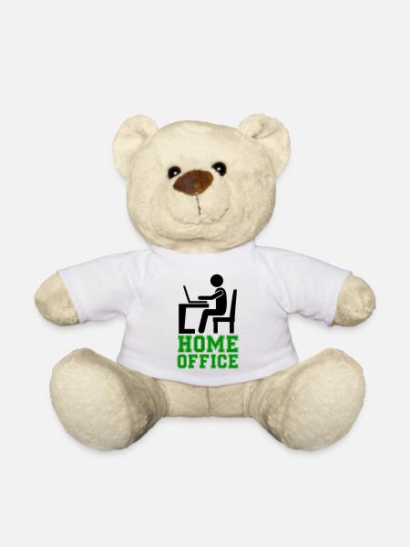 computer work home office - Teddy Bear - white