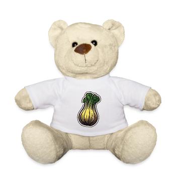 Lebensmittel / Gemüse / Markt / Vitamine / Design - Teddy - Weiß - Vorne