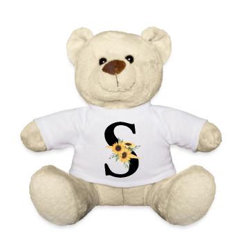 Sonnenblume Blumen S Brief - Teddy - Weiß - Vorne