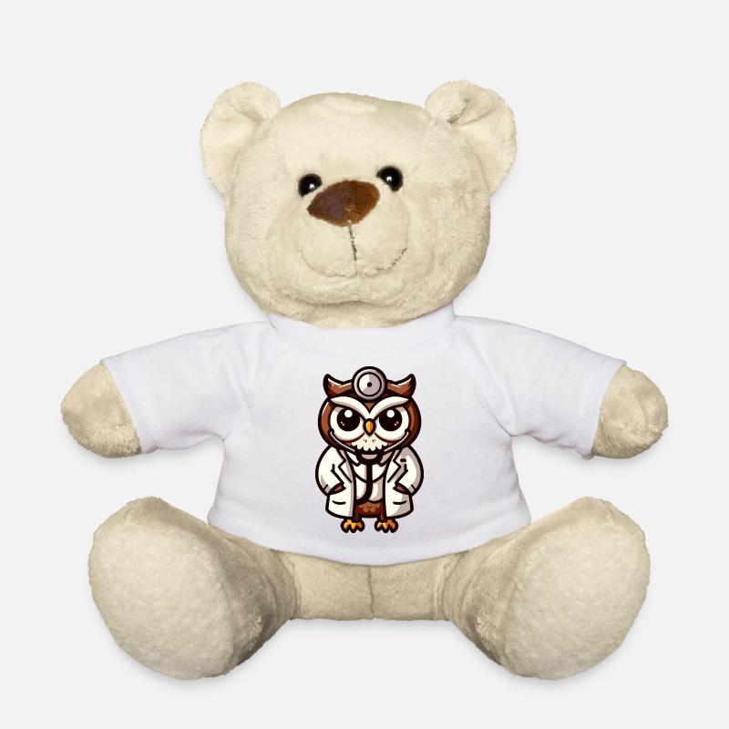 Mediwise Owl : le médecin à plumes - Nounours - blanc