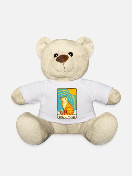 Tarot Die rothaarige Katze - Teddy - Weiß