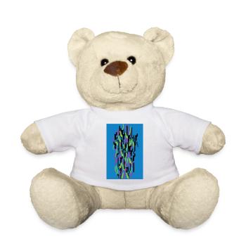 Camouflage Kunst - Teddy - Weiß - Vorne