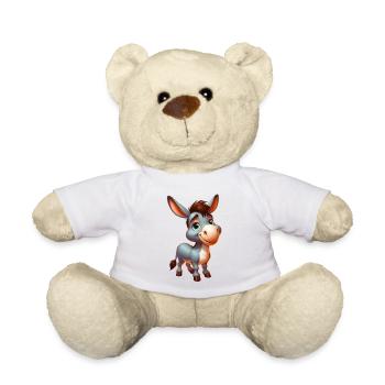 Esel Esel Schnuller Maultier - Teddy - Weiß - Vorne