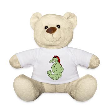 strongdragon 02 - Teddy Bear - white - Front