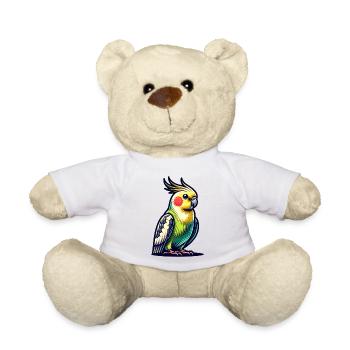 Calopsitte mignonne - Nounours - blanc - Devant