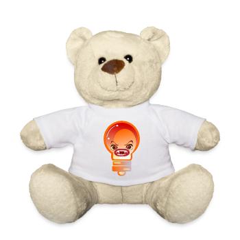 HALLOWEEN COSTUMES ARTISAN LIGHT BULB - Teddy Bear - white - Front