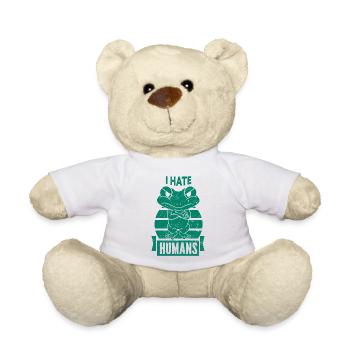 Frog - Amphibian Animal - Teddy Bear - white - Front
