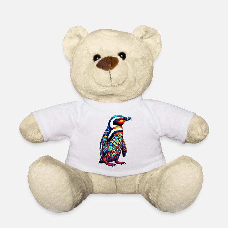 Pinguin - Teddy - Weiß