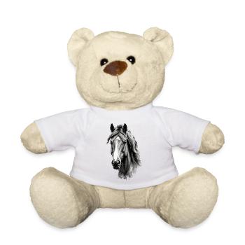 Pferd - Teddy - Weiß - Vorne