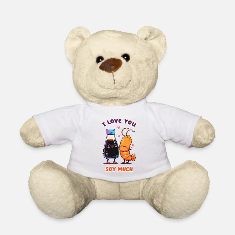 I Love You Soy Much - Teddy - Weiß