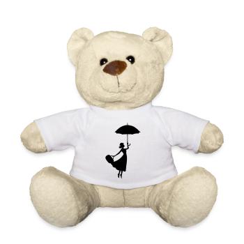 frau regenschirm - Teddy - Weiß - Vorne