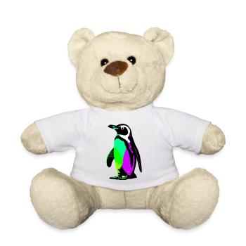 Penguin - Teddy Bear - white - Front