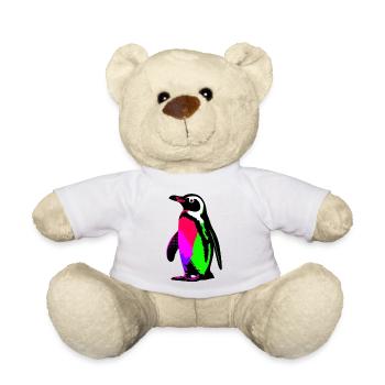 Penguin - Teddy Bear - white - Front