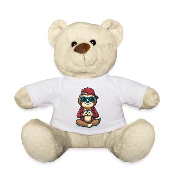 Chill Love Sloth - Teddy Bear - white - Front
