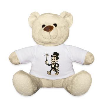 Bande dessinée de sorcier - Nounours - blanc - Devant