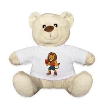 Lion Boxer - Nounours - blanc - Devant