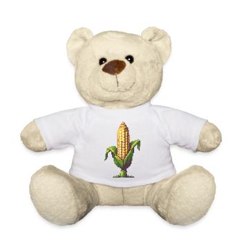 Pixelmais Pixelkunst - Teddy - Weiß - Vorne