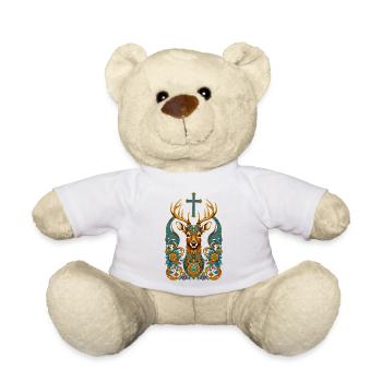 Deer - Teddy Bear - white - Front