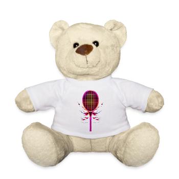Tennisschläger Steamwave - Teddy - Weiß - Vorne