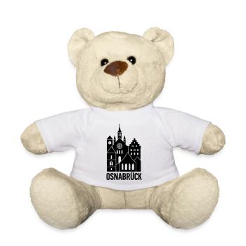 Osnabrück Silhouette - Teddy Bear - white - Front