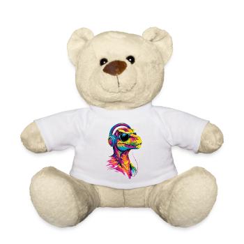 Raptor Velociraptor Dinosaur Dino Raptors - Teddy Bear - white - Front