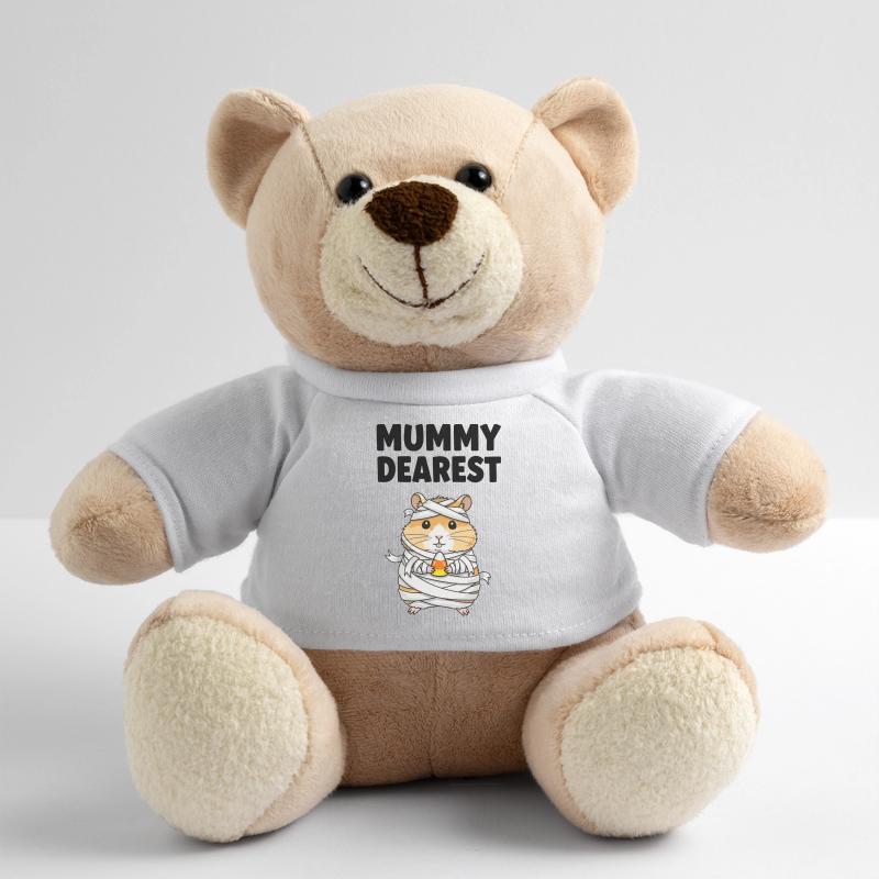 Mummy Dearest Hamster with Candy Corn Teddy Bear