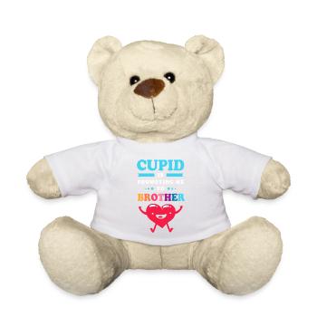 Gender Reveal Saint-Valentin Futurs parents - Nounours - blanc - Devant