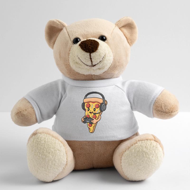 Dessin animé de pizza de jeu Nounours