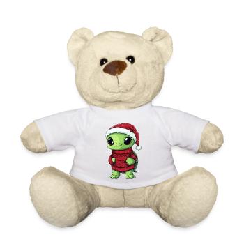 Noël de la Tortue - Nounours - blanc - Devant