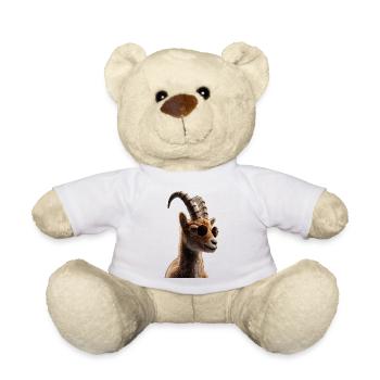 Capricorn Goat Alpine Ibex Capricorn Goats - Teddy Bear - white - Front