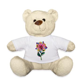 Fleur - Nounours - blanc - Devant