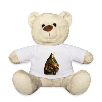 Nordischer Heldenhammer Thor - Teddy - Weiß - Vorne