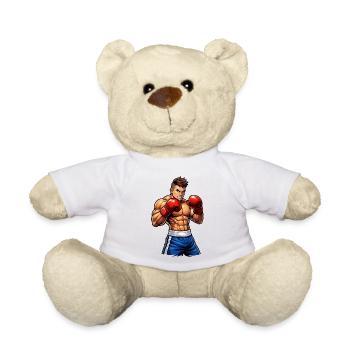 Boxeur boxeur boxeur - Nounours - blanc - Devant