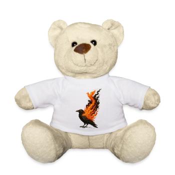 Phönix-Rabe: Feuerwiedergeburt - Teddy - Weiß - Vorne