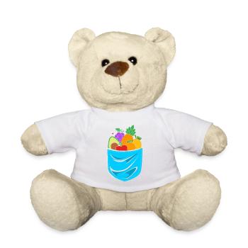 Lebensmittel Ernährung Nahrungsmittel - Teddy - Weiß - Vorne