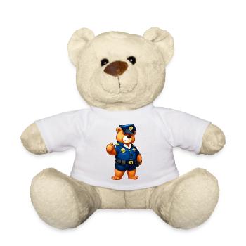 Police des Ours - Nounours - blanc - Devant