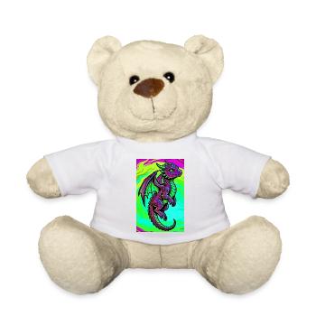 Drache - Teddy - Weiß - Vorne