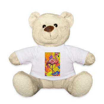 Flamingo - Teddy - Weiß - Vorne