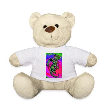 Drache - Teddy - Weiß - Vorne