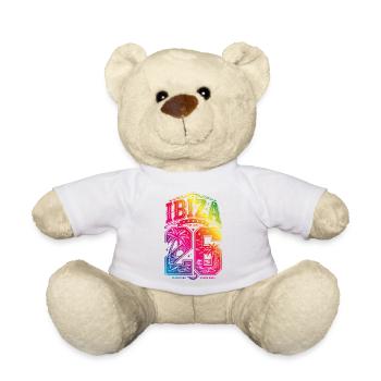 Ibiza 26 Colorful 2026 - Teddy Bear - white - Front