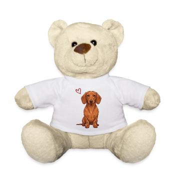 Dackel - Teddy - Weiß - Vorne