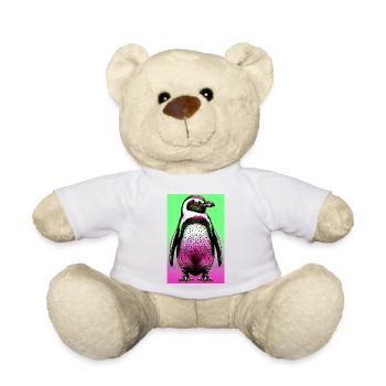 penguin - Teddy Bear - white - Front