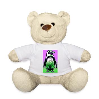 penguin - Teddy Bear - white - Front