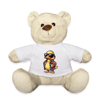 Duck Comic Holiday - Nounours - blanc - Devant
