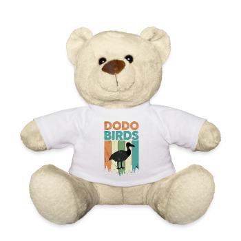 Dodo Birds Oiseau Rétro Vintage Extinctus - Nounours - blanc - Devant