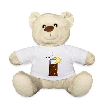 Glas_Cola - Nounours - blanc - Devant