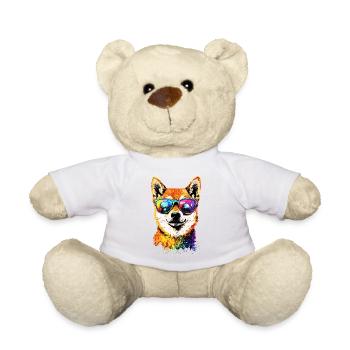 Shiba Inu Dog Japanese Dog Breed Japan Shibas - Teddy Bear - white - Front