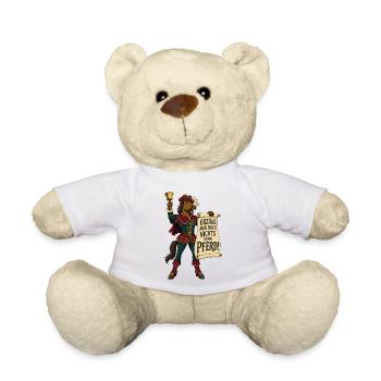 Erzähl Mir Doch Nichts Vom Pferd – Redewendung - Teddy - Weiß - Vorne