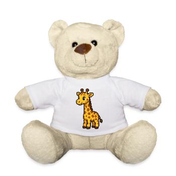 PixelGiraffe Retro - Teddy Bear - white - Front