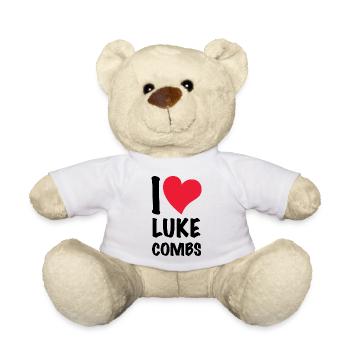 J’adore Luke Combs - Nounours - blanc - Devant